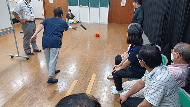 モルック体験の様子