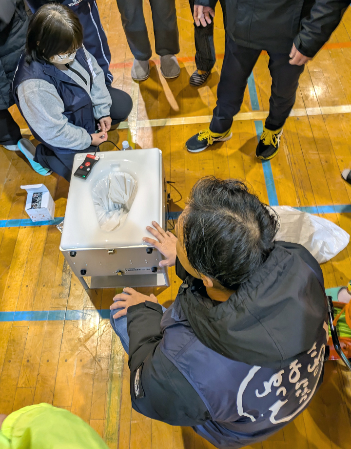 簡易トイレの説明