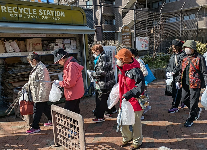 ウォーキングの様子1